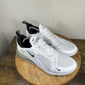 Nike Air Max 270 Shoes Mens Size 12 Running Athletic AH8050-100 Sneakers